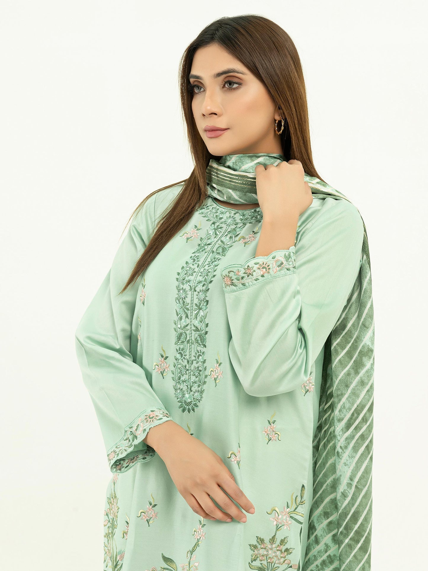 2 Piece Lawn Suit-Embroidered (Pret)