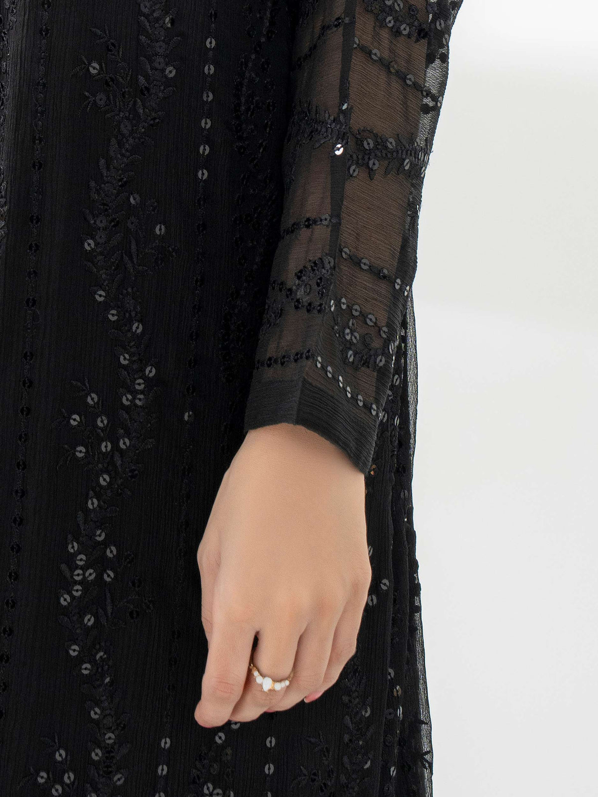 Chiffon Kaftan-Embellished (Pret)