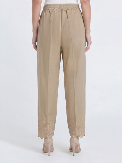 Cambric Trousers- Embroidered (Pret)