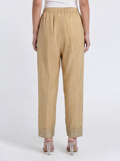 Cambric Trousers- Embroidered (Pret)
