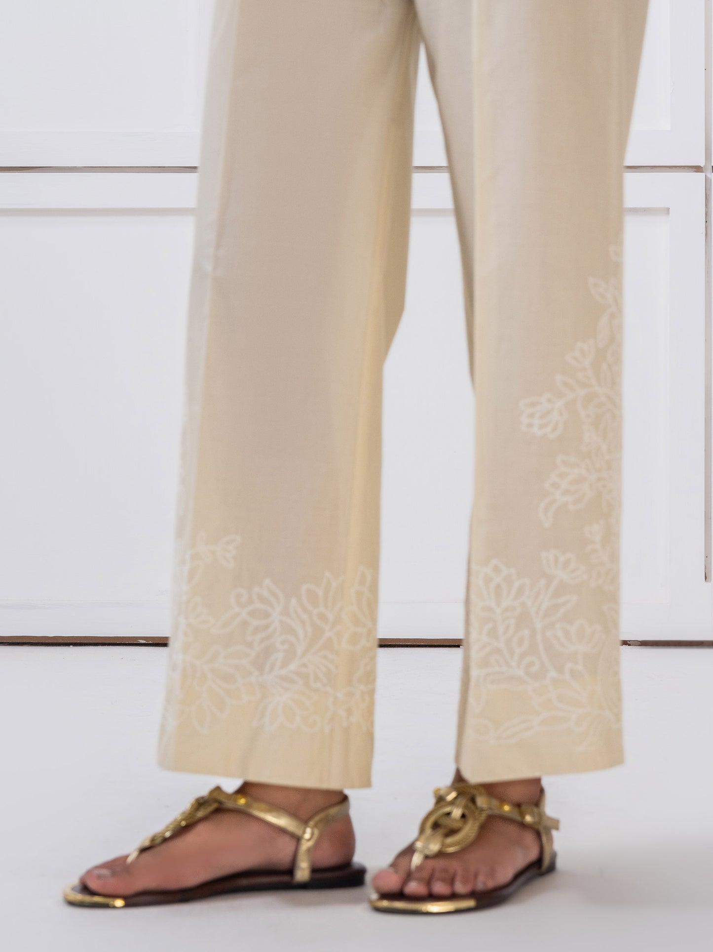 Lawn Cambric Trouser (Pret)