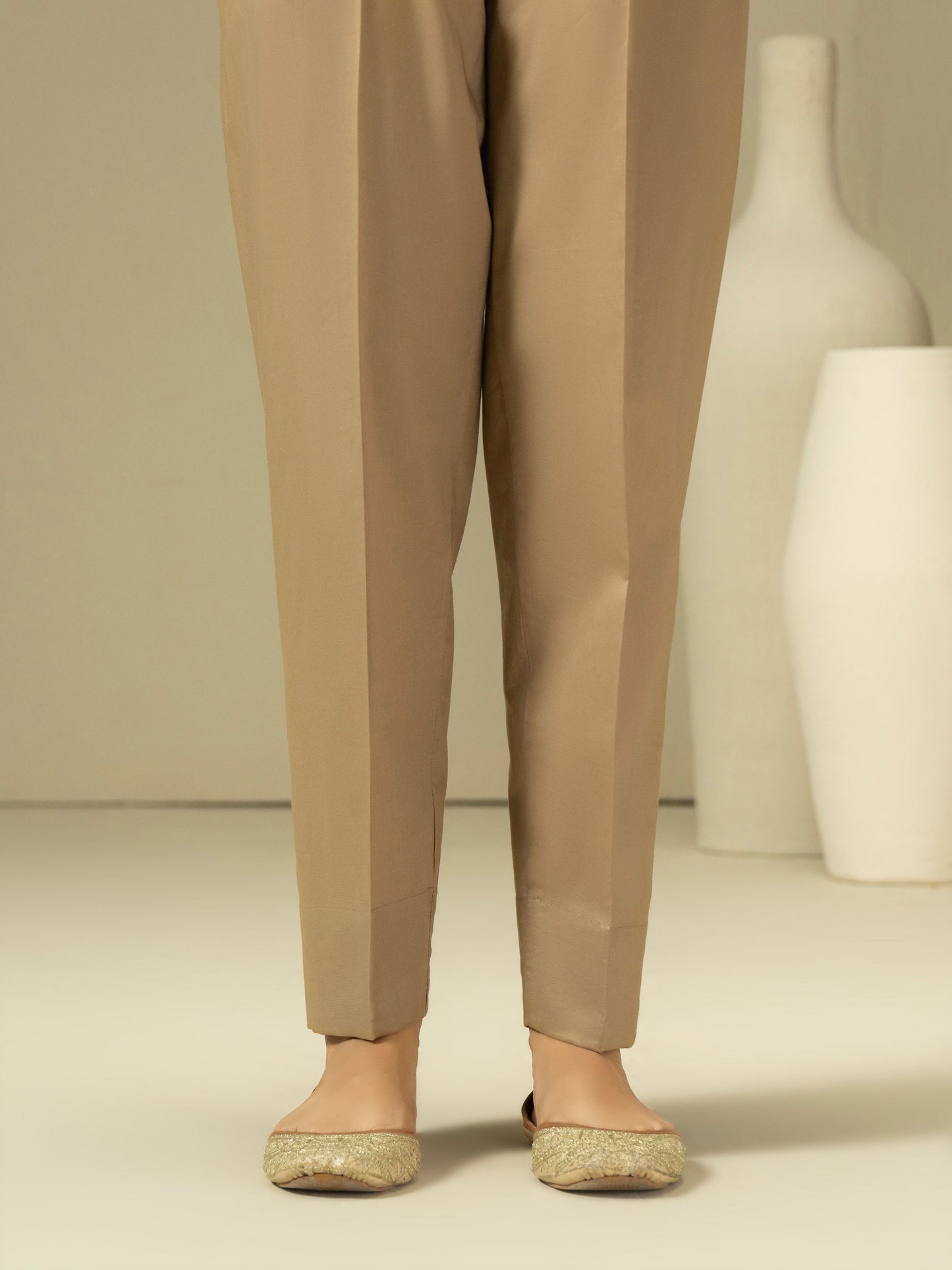 Cambric Trouser-Dyed (Pret)