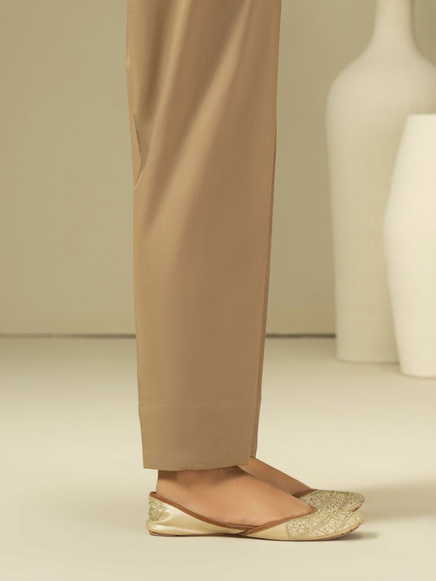 Cambric Trouser-Dyed (Pret)