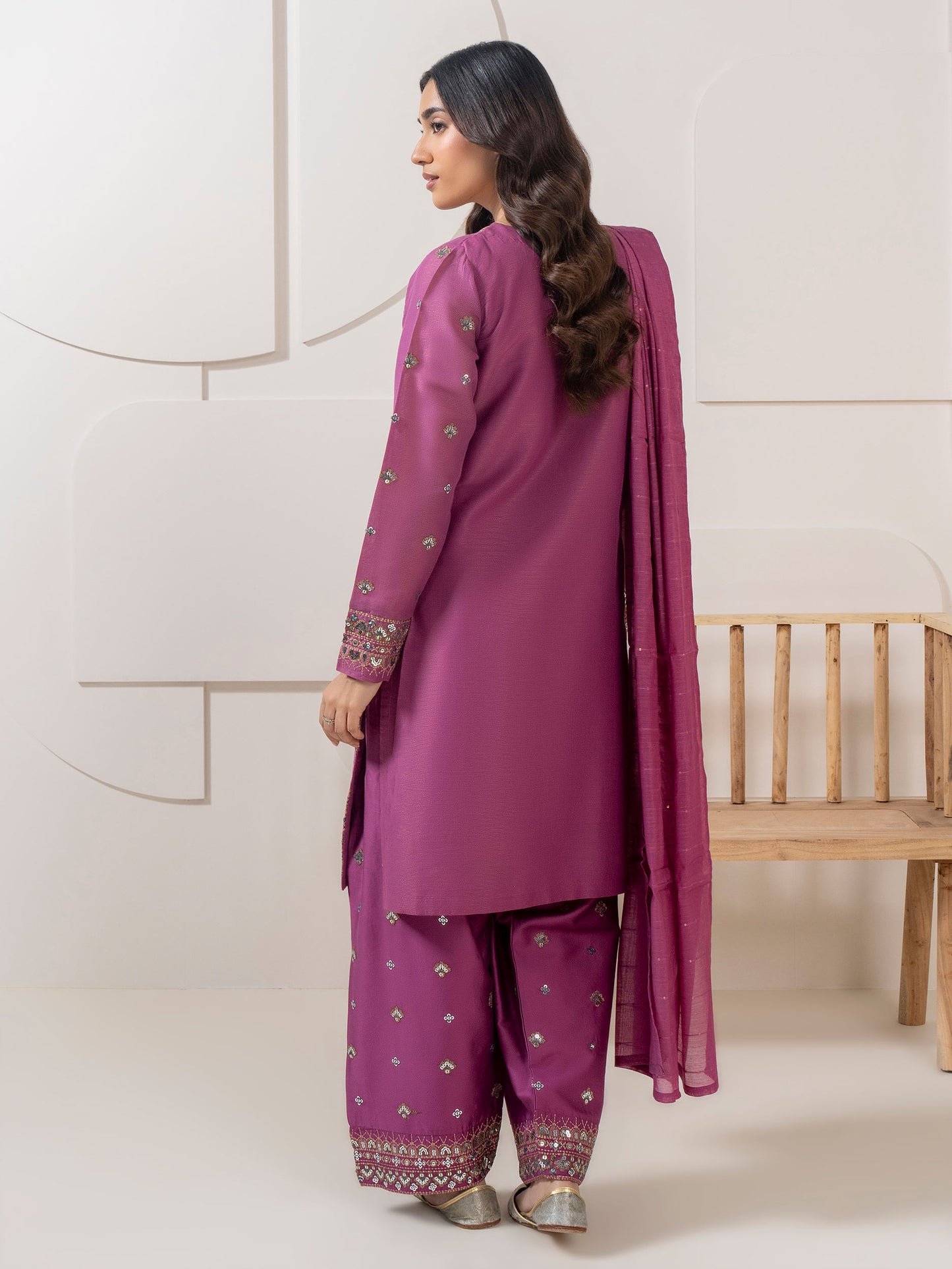 3 Piece Missouri Suit-Embroidered (Pret)