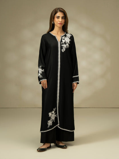 Linen Shirt-Embroidered (Pret)