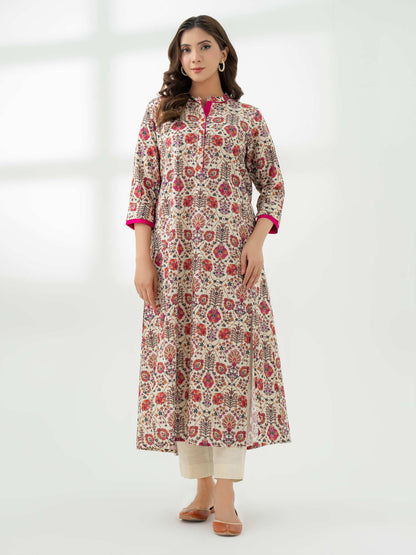 Khaddar Frock-Printed (Pret)