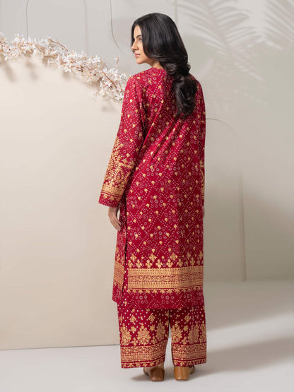 2 Piece Cambric Suit-Embroidered (Pret)