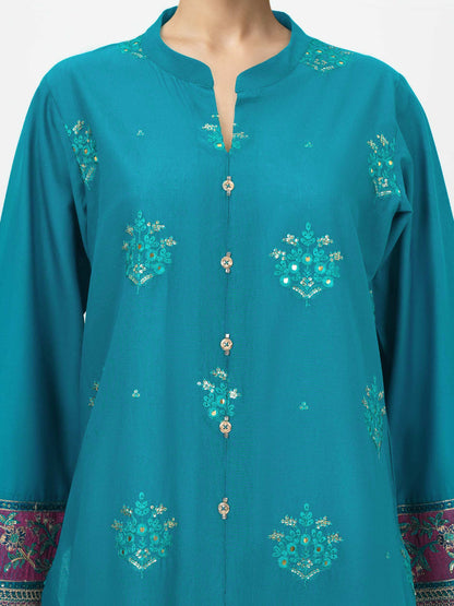 2 Piece Lawn Suit- Embroidered (Pret)