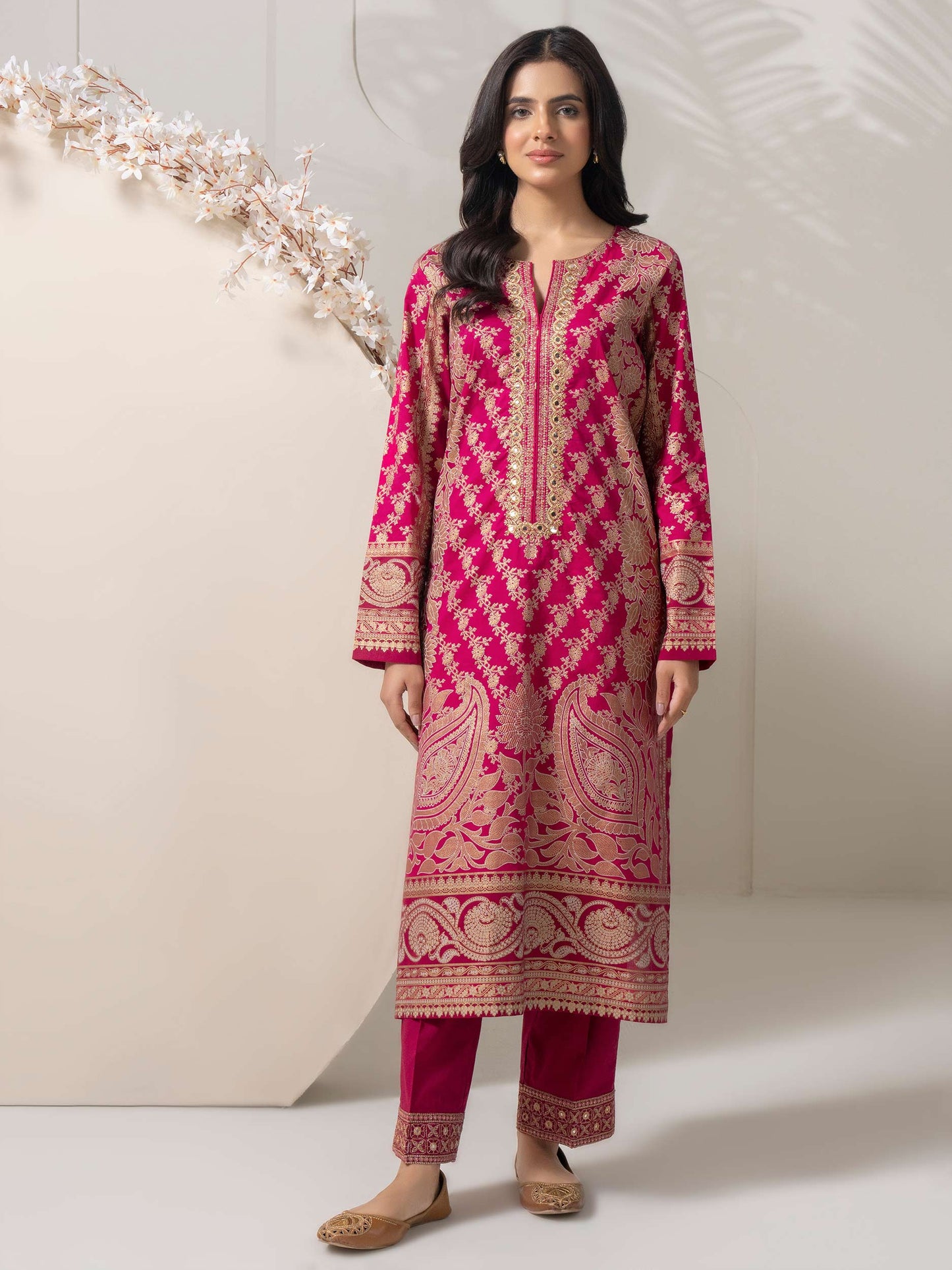 2 Piece Lawn Suit-Embroidered  (Pret)
