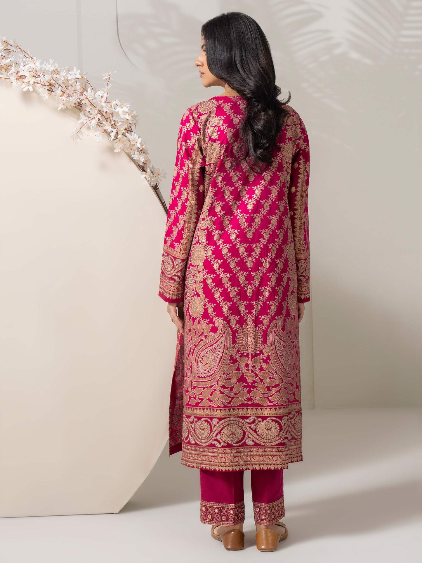2 Piece Lawn Suit-Embroidered  (Pret)
