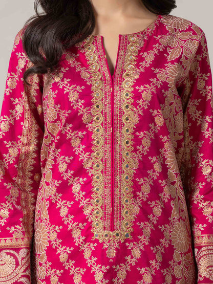 2 Piece Lawn Suit-Embroidered  (Pret)