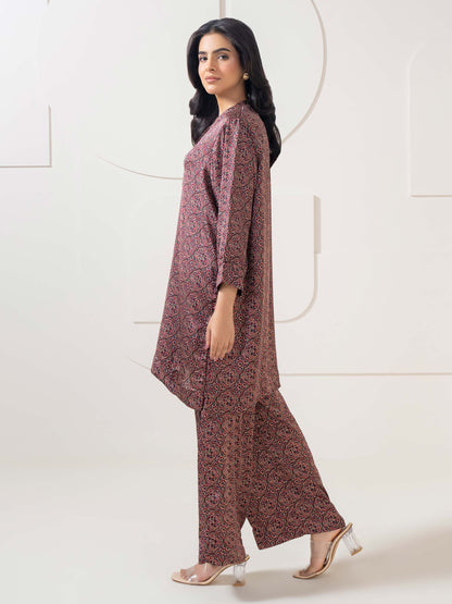 Silk Co-ord Set-Printed (Pret)