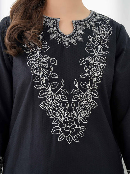 Jacquard Shirt-Embroidered (Pret)