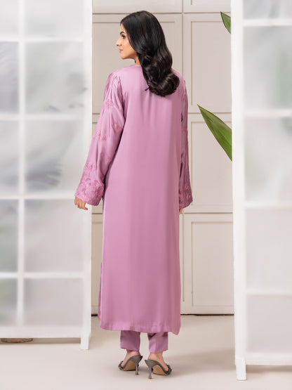 2 Piece Silk Suit-Embroidered (Pret)