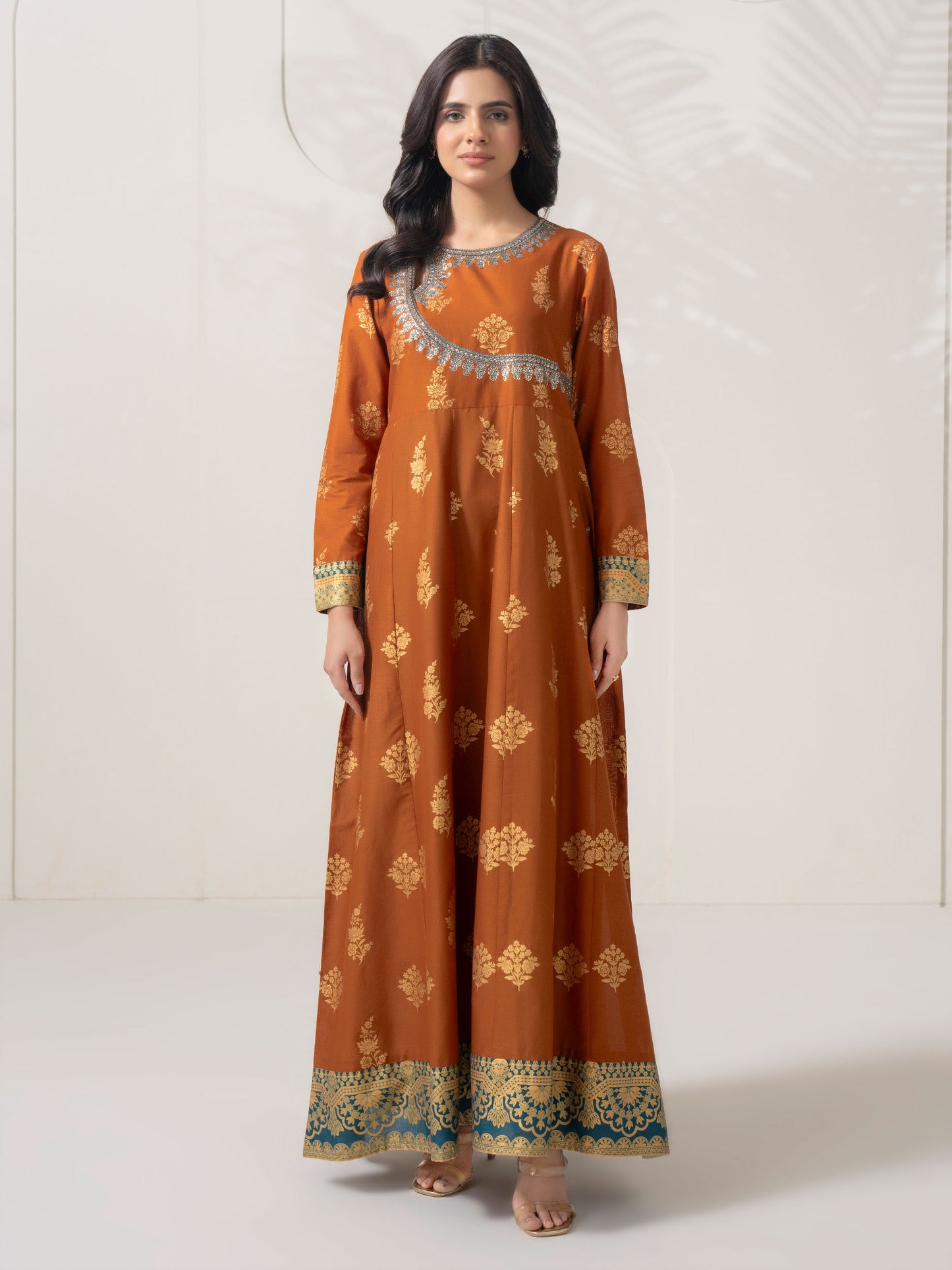 Lawn Pishwas-Paste Print (Pret)