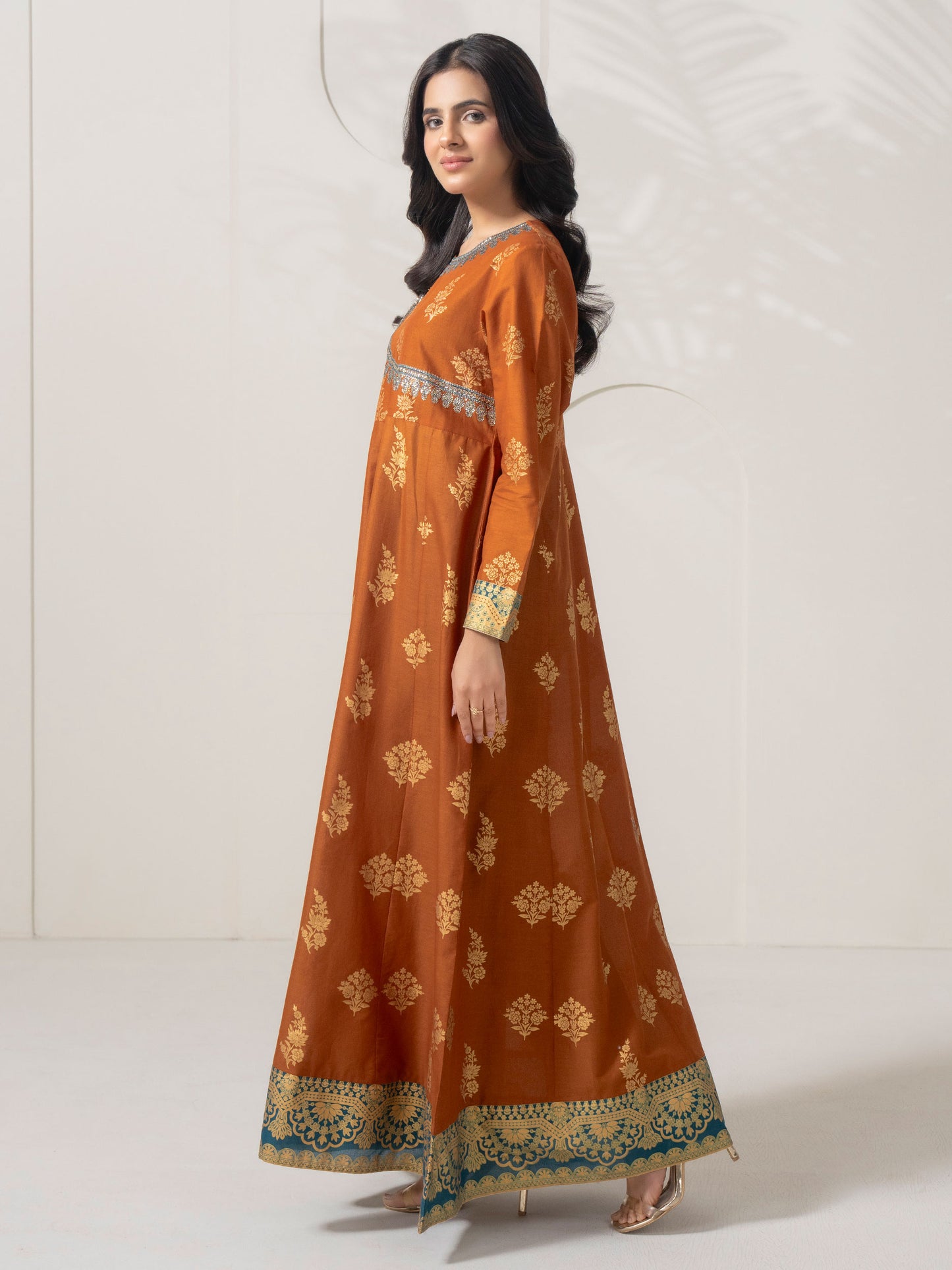 Lawn Pishwas-Paste Print (Pret)