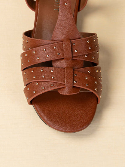 Studded Strap Sandals