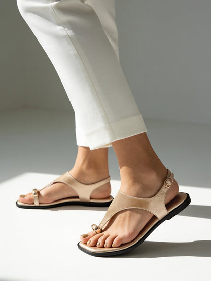 Cross-Strap Sandals
