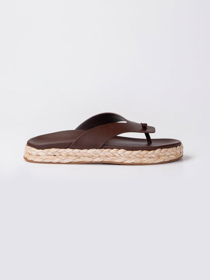 Straw Sole Flats