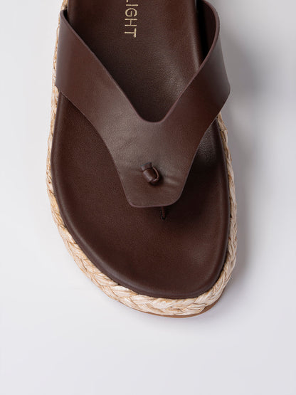 Straw Sole Flats