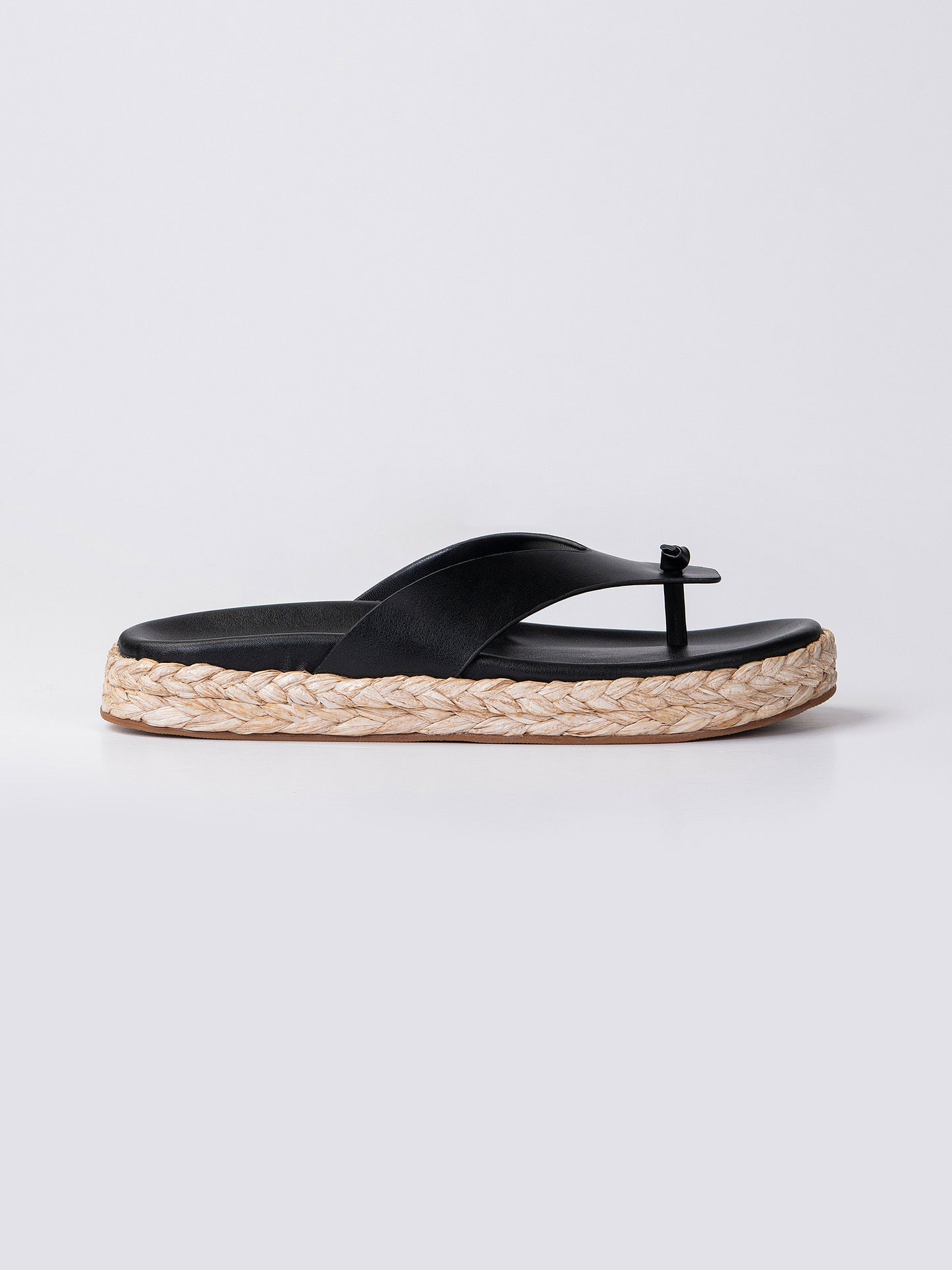 Straw Sole Flats