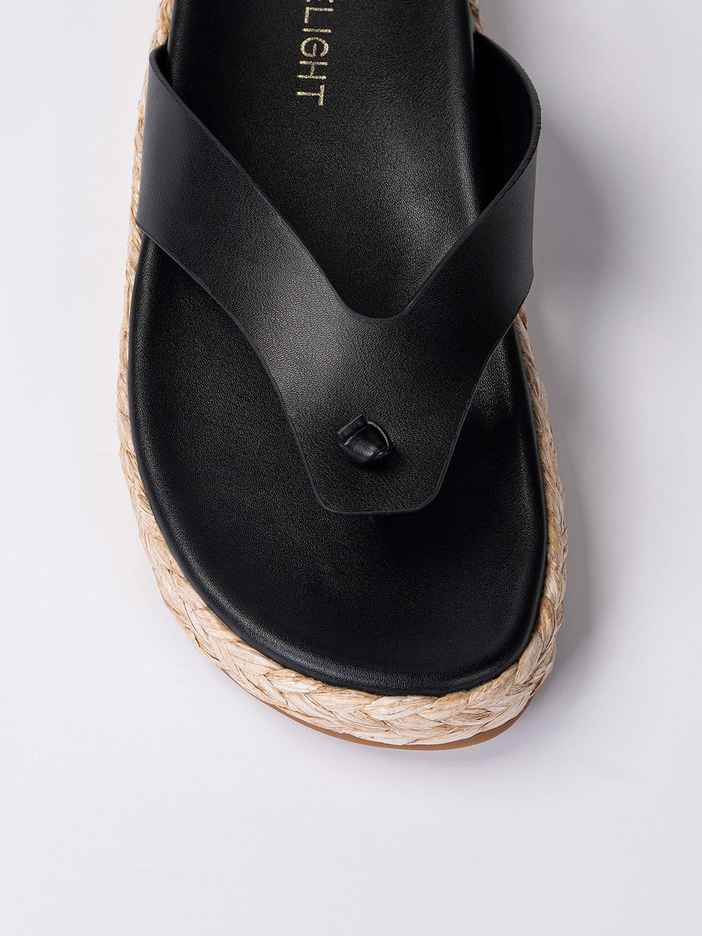 Straw Sole Flats