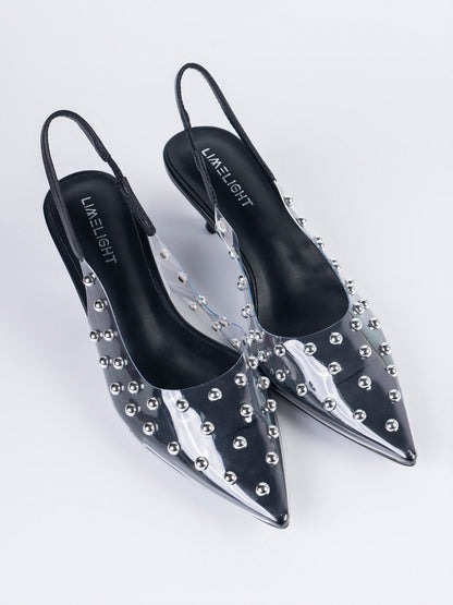 Studded Slingbacks