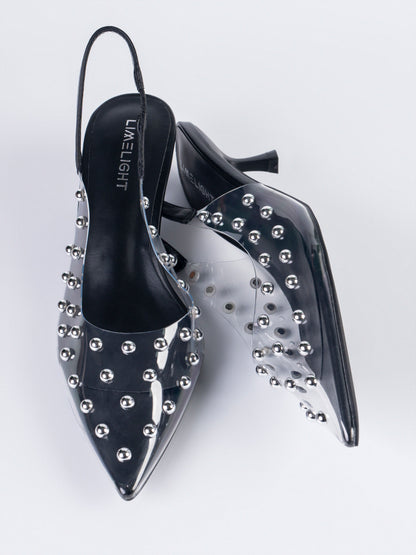 Studded Slingbacks