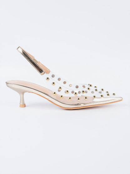 Studded Slingbacks