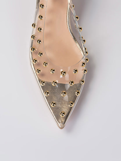 Studded Slingbacks