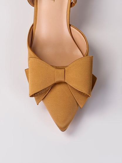 Bow Slingback Heels