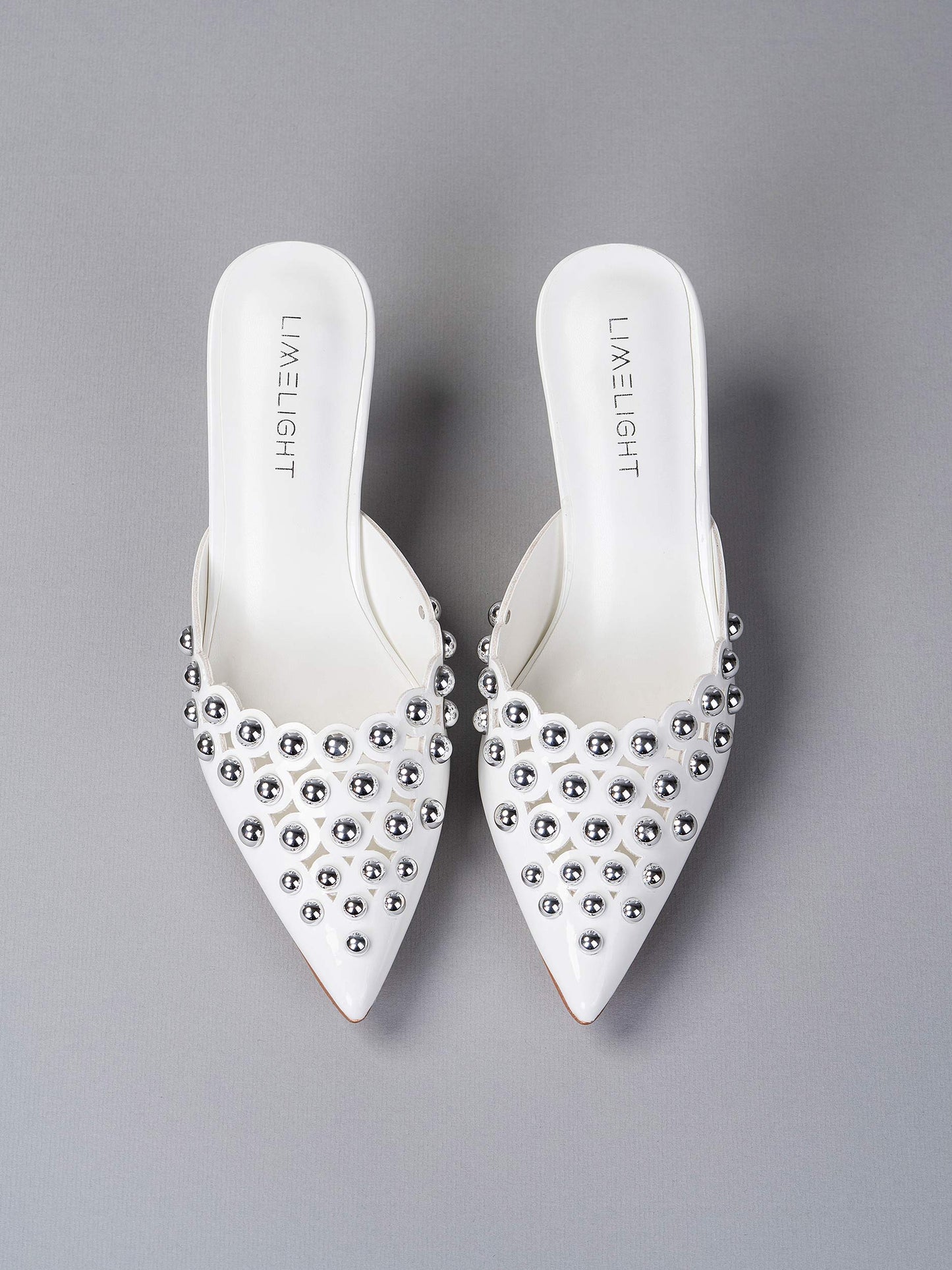 Studded Mule Heels