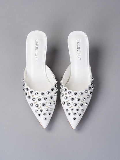 Studded Mule Heels