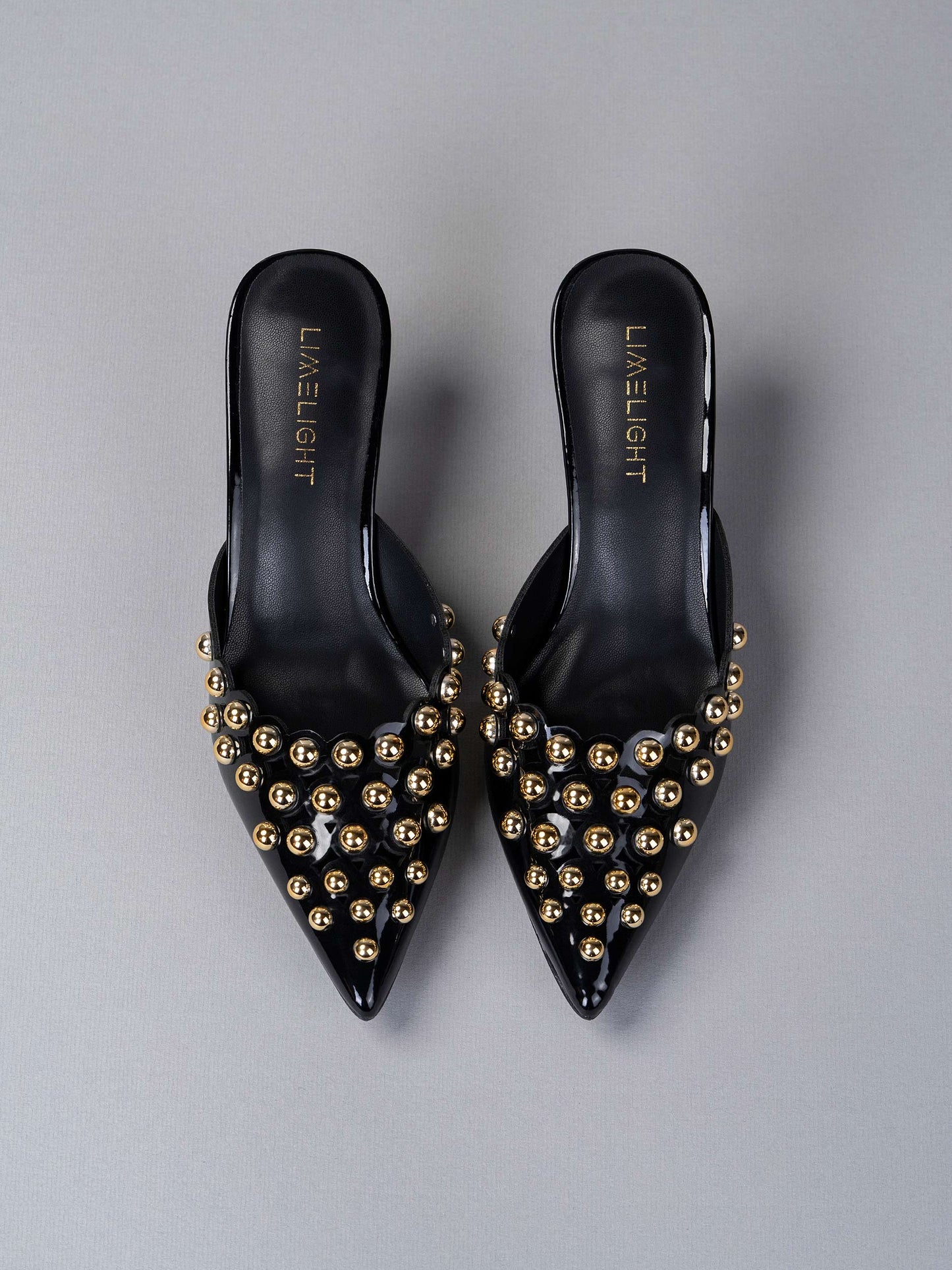 Studded Mule Heels