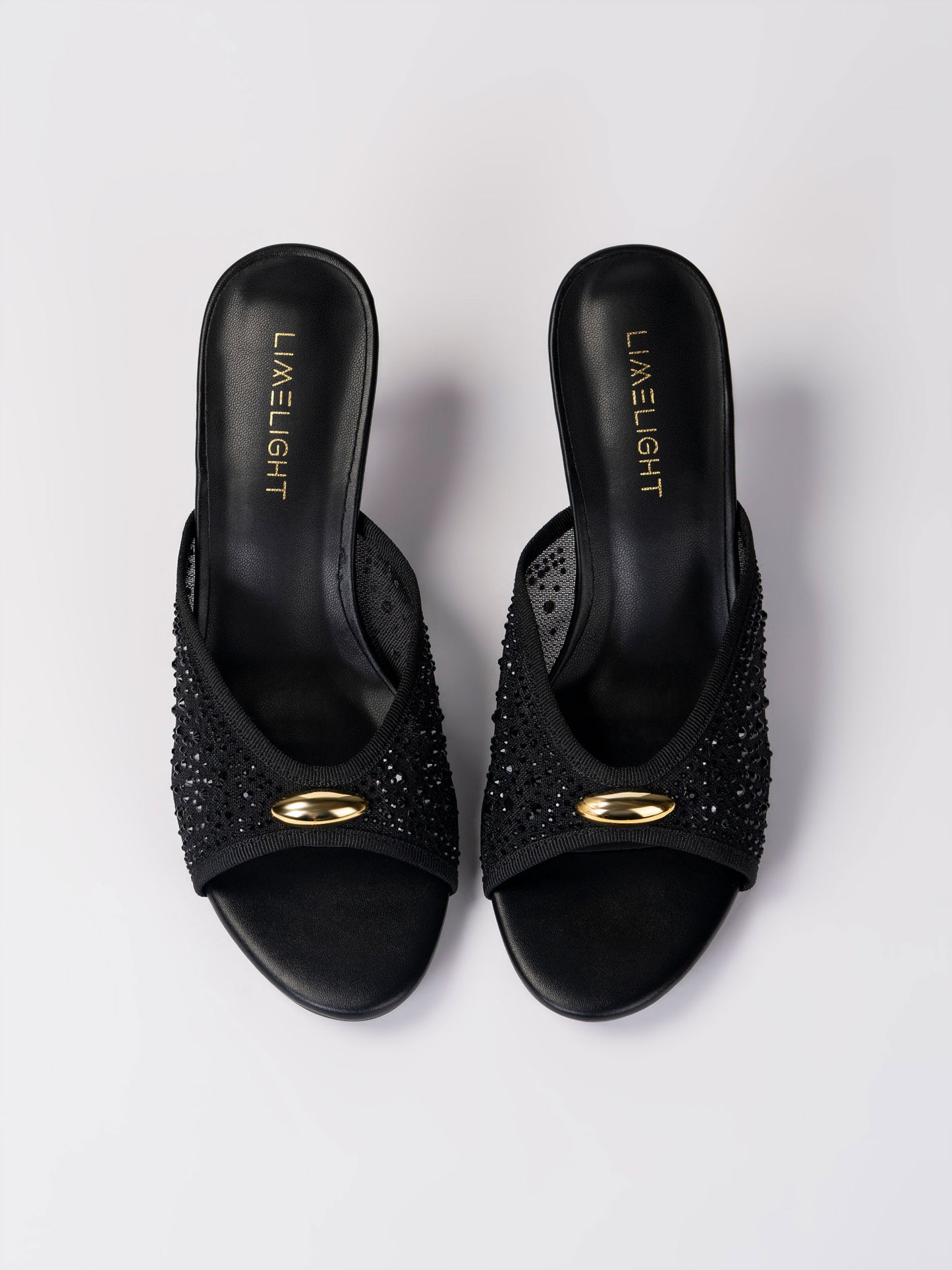 Embellished Slide Heels