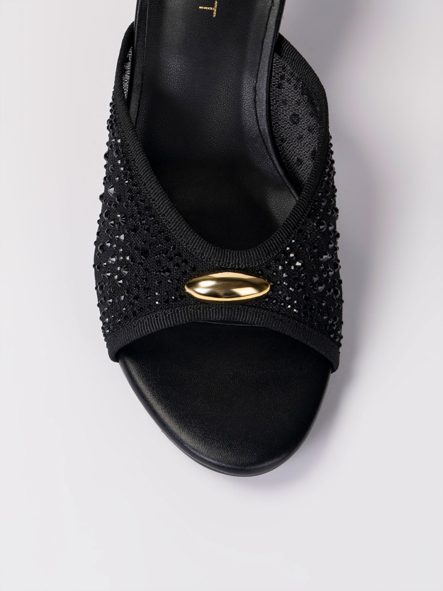 Embellished Slide Heels