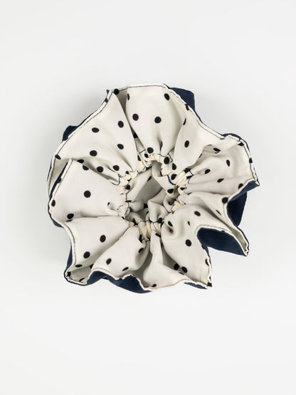 Polka Twist Scrunchie