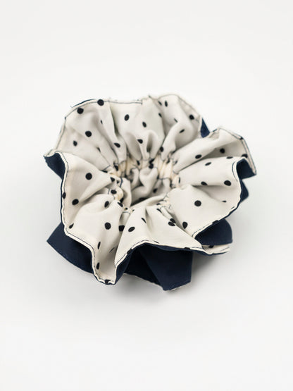 Polka Twist Scrunchie