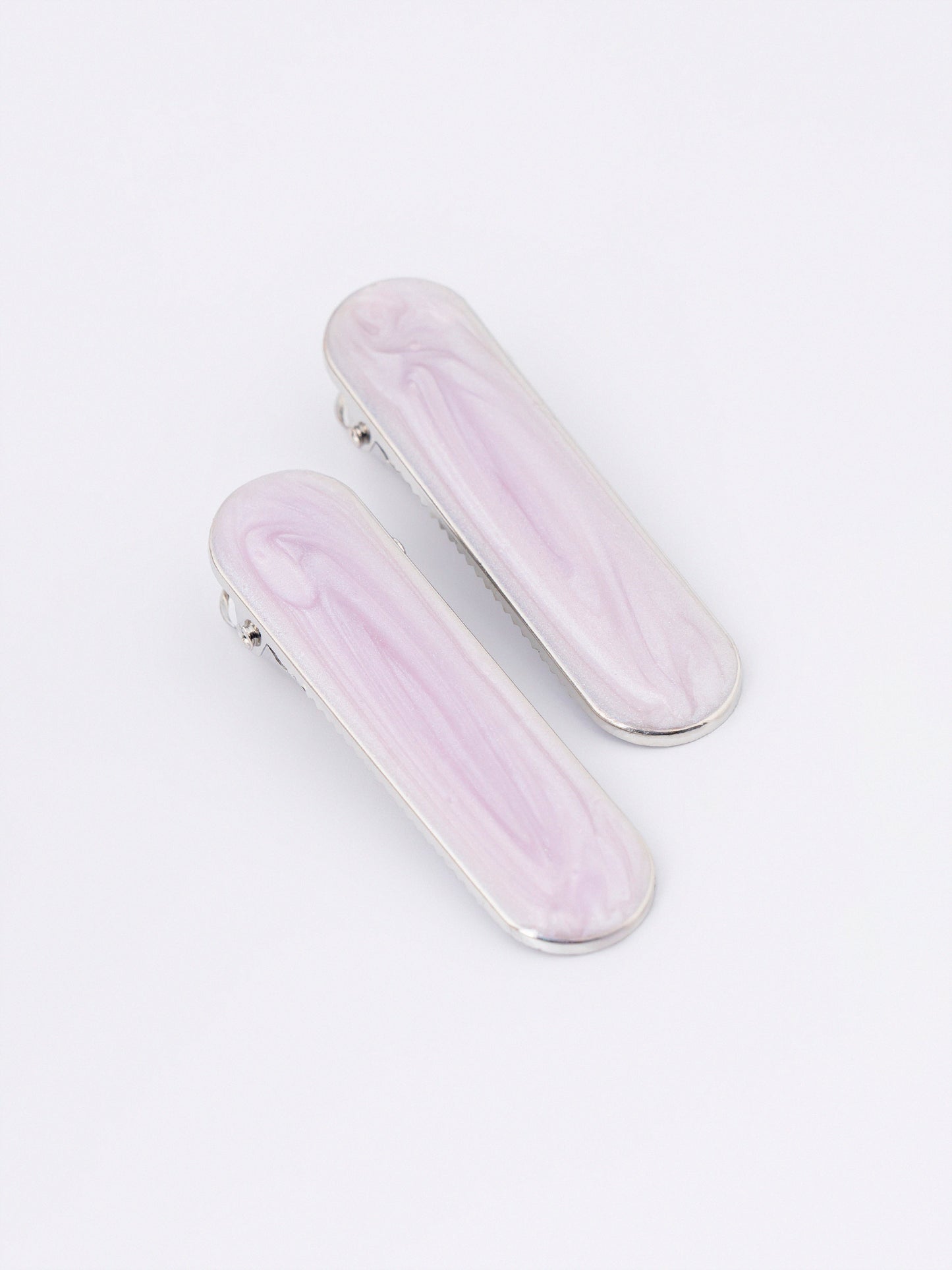 Marble Hair Clips