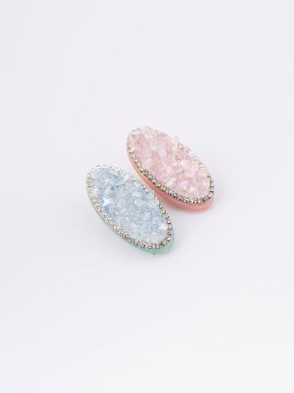 Frosted Hair Clips