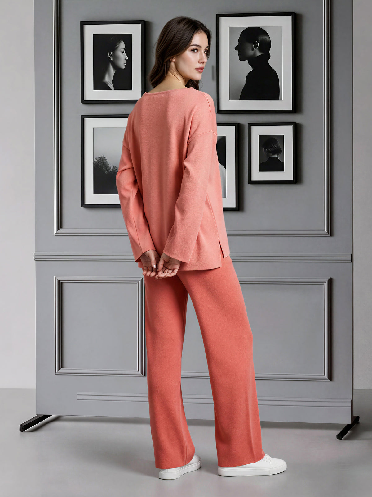 Woolen Jacquard Co-ord Set