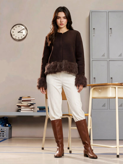 Fur Cardigan