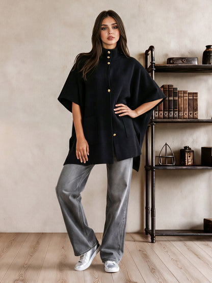 Gold Button Cape