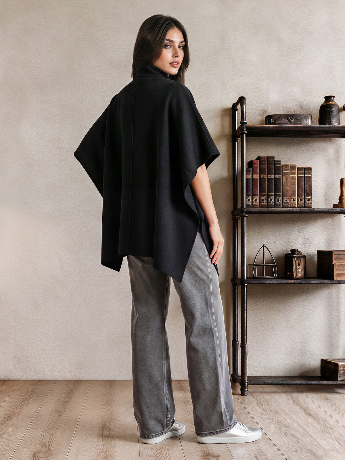 Gold Button Cape