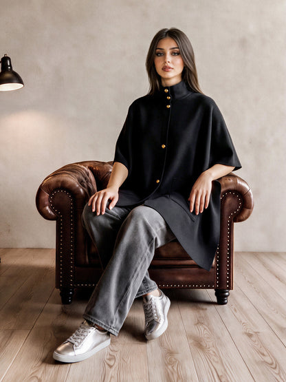 Gold Button Cape