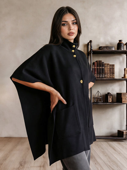 Gold Button Cape
