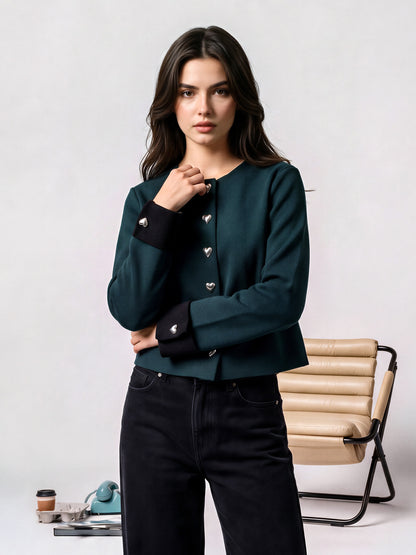 Heart Charm Cardigan