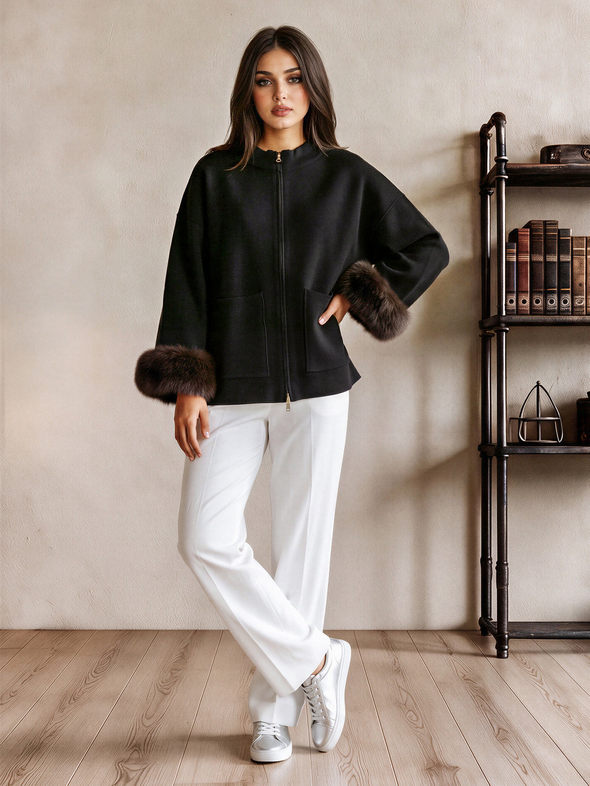 Zip Knit Cardigan