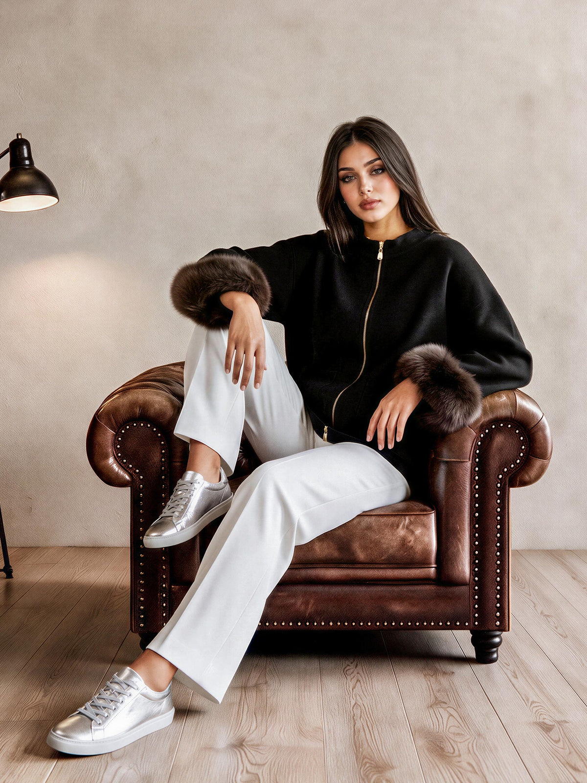 Zip Knit Cardigan