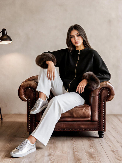 Zip Knit Cardigan